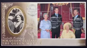 GB QEII Benham 2000 Queen Mother M/Sheet on First Day Cover, Westminster S/H/S - Picture 1 of 3