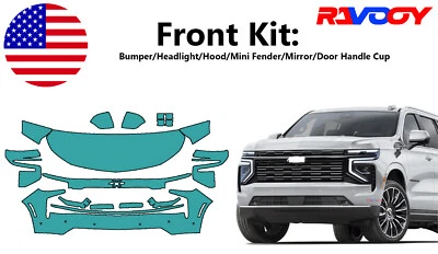 Película de protección de pintura delantera PreCutKit PPF para Chevrolet Suburban 2025  Foto 1 de 4