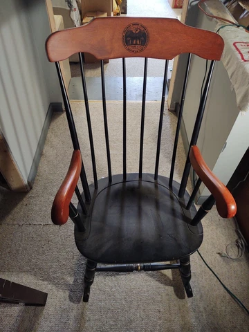 Western Maryland College Women's rocker. Good condition. PICKUP ONLY Cover