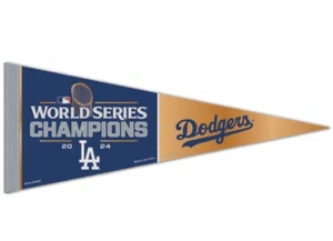 LOS ANGELES DODGERS 2024 WORLD SERIES CHAMPIONS PREMIUM QUALITY PENNANT 12"X30" - Picture 1 of 1