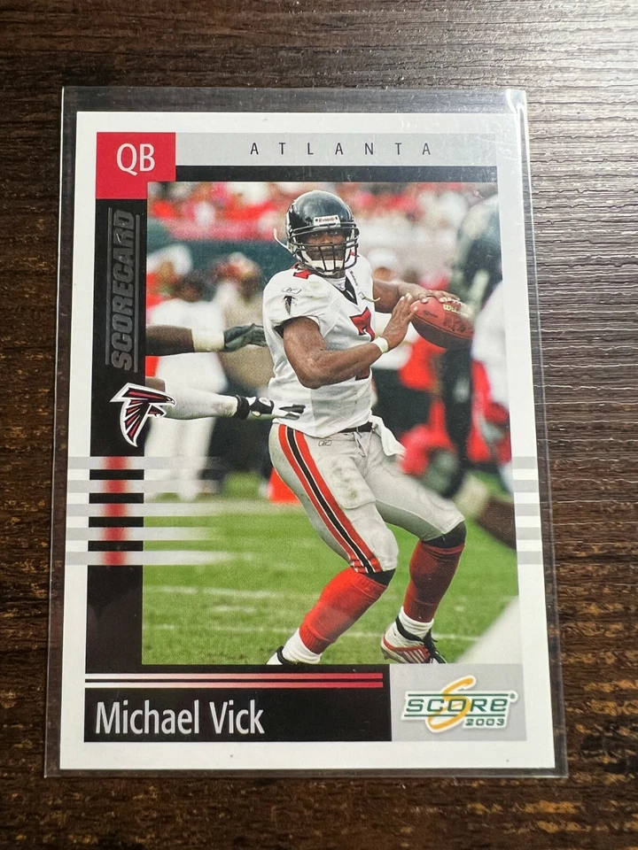 A119,219 - 2003 Score Scorecard #154 Michael Vick/500 - Image 1 of 1