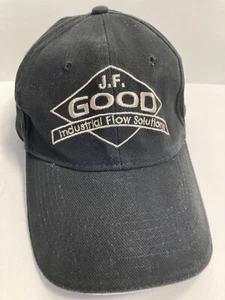 J.F. Good Industrial Flow Solutions Baseball Hat Cap Black Adjustable - Picture 1 of 14