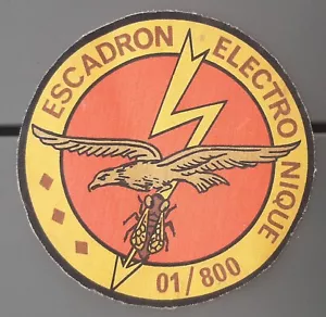 Antique Electronic Squadron 01/800 Printed Air Force Patch ORIGINAL - Picture 1 of 2