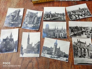 alte Fotokarten Ansichten Danzig Fotos Ostpreußen 7x9cm Souvenir Karten - Picture 1 of 5