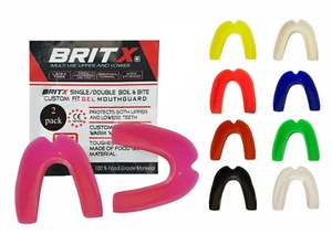 Gum Shield Dental Clear Gel Mouth Guard Night Teeth Grinding - 2 x pack - Picture 1 of 8
