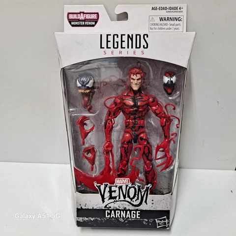 Hasbro Marvel Legends Venom Carnage NIB Build A Figure Monster Venom Cover