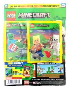 LEGO MINECRAFT MAGAZINE #25 ~ NEW WITH 2 x PACKS! - Picture 1 of 1