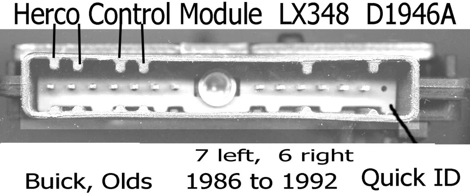 Módulo de control de encendido Herko LX348 D1946A para Buick, Oldsmobile, Pontiac,  Foto 1 de 1