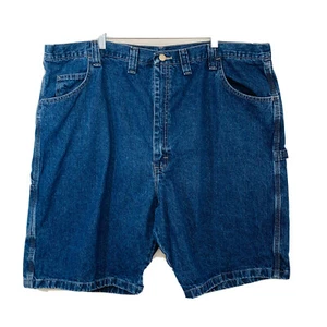 Wrangler Herren Carpenter Denim Shorts Gr. 46 blau Medium Wash 100% Baumwolle Utility - Bild 1 von 6