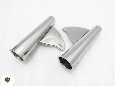 BSA A65 THUNDERBOLT , LIGHTING CHROMED FRONT FORK SLEEVES 1968-1970|Fits For - Image 1 of 4