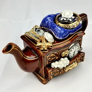 Cardew Design Jewellery Wedding Teapot Designed Handcrafted For H Samuel Vintage - Picture 1 of 24