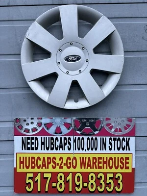 Ford Fusion 2006-2009 7 radios 16” cubierta de rueda fabricante original 1 tapacubos usado (P/N) 6E5C-1130-AC Foto 1 de 4