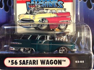 MUSCLE MACHINES 1956 PONTIAC SAFARI WAGON 1/64 56 STATION WAGON - Picture 1 of 3