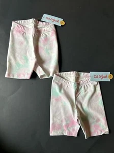 Toddler Bike Shorts; Size 2T; Cat & Jack; Pink Tie Dye; Pack of 2 shorts - NWT - Picture 1 of 6
