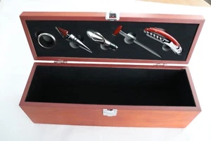 Wein Holz Geschenkverpackung Geschenkbox Weinverpackung Weinkiste und Zubehör - Bild 1 von 2