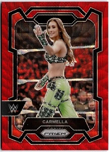 Carmella 2024 Panini Prizm WW Red Wave Prizm #200 WWE Raw - Picture 1 of 2