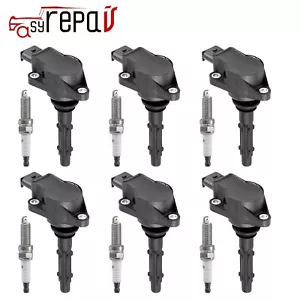 6 Ignition Coil + 6 Spark Plug for Mercedes-Benz C300 C350 E350 ML350 CLK350 3.5 - Bild 1 von 7