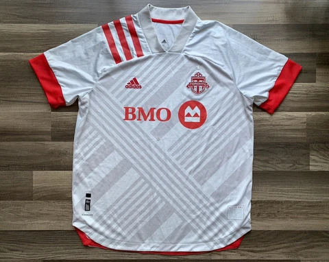 Toronto FC Adidas 2019 MLS Soccer Jersey Mens XL Gray Aeroready Cover