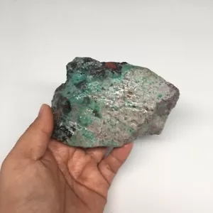 488g, 4.3"x3"x2.2" Rough Sonora Sunset Chrysocolla Cuprite from Mexico,SR44 - Picture 1 of 9