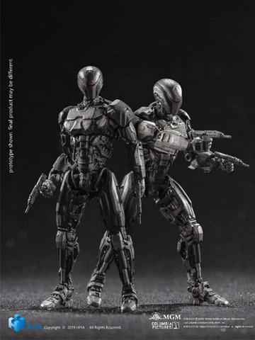 Hiya Toys RoboCop 2014 EM-208 Enforcement Droid 1:18 Scale Figure 2 Pack New Cover