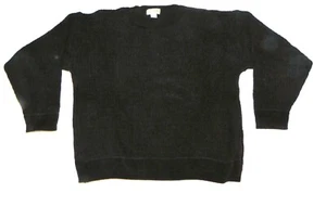 Suéter Alfani Talla L Rayón Algodón Poliéster Negro Acanalado Vintage - Imagen 1 de 4