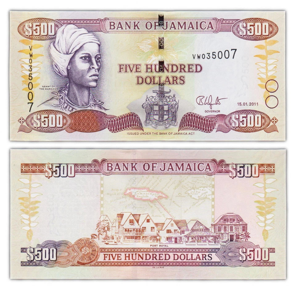 500 DOLLARS 2011 JAMAIQUE / JAMAICA [NEUF / UNC] P85h - Photo 1/1