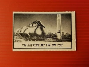 VINTAGE 1963 MONSTER LAFFS MOTION PICTURES #73 - ONE EYE MONSTER w ROCKET SHIP - Picture 1 of 4