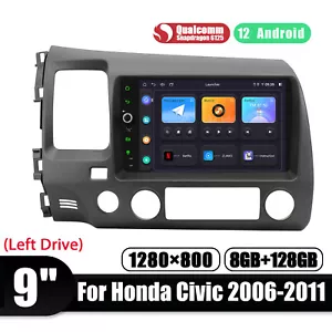 8+128GB For Honda Civic 2006-2011 (Left Drive) JOYING 9 Inch Headunit Carplay - Bild 1 von 16
