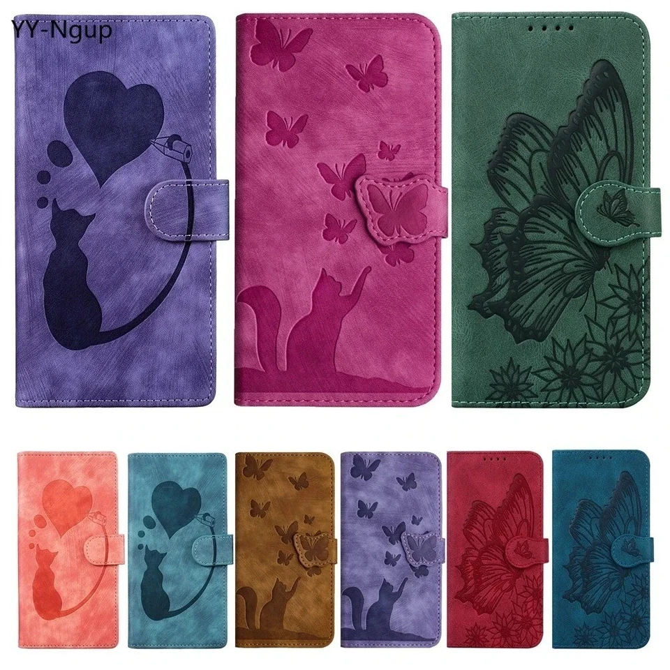 Cover custodia libro portafoglio pelle Donna per Xiaomi Redmi Note 12 13 14 Poco - Immagine 1 di 4