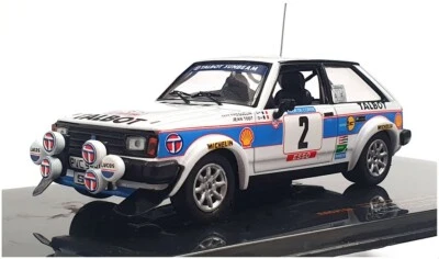 Ixo 1/43 Scale RAC370A - Talbot Sunbeam Lotus Tour de Corse 1981 - White - Image 1 of 4