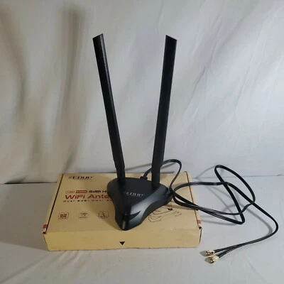 Edup 6dBi high gain WiFi  antana  duel omni 1.2m cable - Image 1 of 4