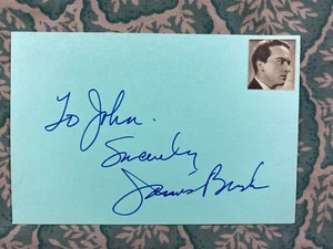 James Bush - El regreso de Peter Grimm - Batalla de la codicia - Autografiado 1969 - Imagen 1 de 2