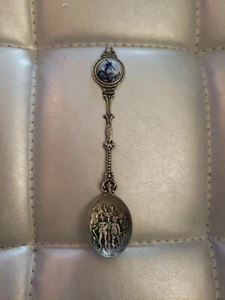 RAR Vintage Sammlerstück Silber Souvenir Löffel Made in Holland Dutch SCHÖN  - Bild 1 von 10
