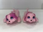 Puppy Surprise Replacement Lot Of 2 Baby Puppies Plush Pink 3.5 In