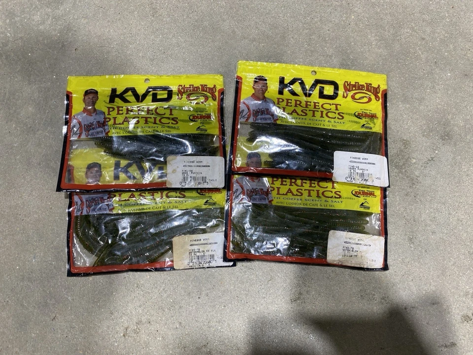 4 New Packs Of Strike King Finesse Worms - Image 1 of 1