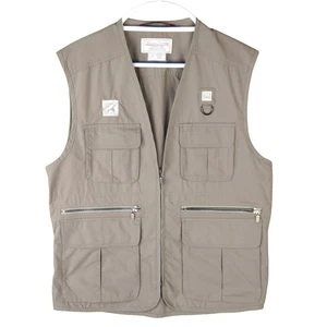 Tilley Endurables Different Drummer Travel Safari Utility Vest M Canada Beige - Picture 1 of 17