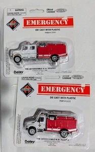 (2) BOLEY *WHITE-RED* ENGINE PUMPERS #4121-71 & 2059-71 HO 1:87 scale - Picture 1 of 3