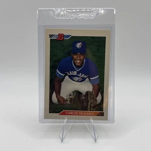1992 Bowman #127 Carlos Delgado Rookie Card RC Toronto Blue Jays Baseball - Picture 1 of 2