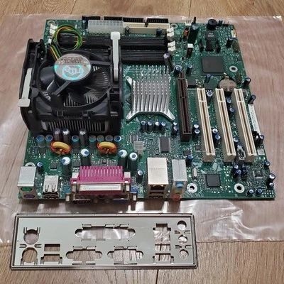 Intel D865GLC / D865PES0 Motherboard Socket 478 + CPU 2.4 Pentium 4 + I/O Plate - Image 1 of 4