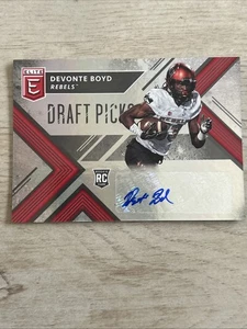 2018 Elite Draft Picks Devonte Boyd Draft Pick Autografi #170 UNLV - Foto 1 di 2