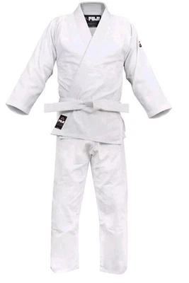 New Fuji Sports Mens Womens Single Weave Judo Gi Kimono  - White Size 7 - Image 1 of 4