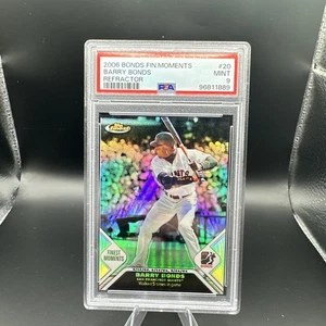 2006 Topps Finest Barry Bonds Finest Moments Barry Bonds Refractor /425 Pop 2! - Picture 1 of 3
