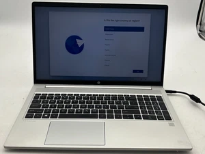 HP ProBook 455 G8 Ryzen 5 5600U 16 GB 256 GB NVMe SSD 15,6" FHD Win11 Pro - senza pipistrello - Foto 1 di 4