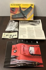 Vintage TESTORS ME-163 KOMET Aircraft Model Kit 1:48  Set #625 W/Instructions - Picture 1 of 14