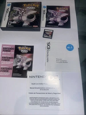Pokemon Pearl Version (Nintendo DS, 2007) CIB Manual & Case + Inserts Authentic - Image 1 of 4
