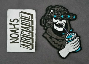 Wasteland Kooks x bianco fosforo Baja quad scheletro disgrazie patch SUPDEF GWA - Foto 1 di 1