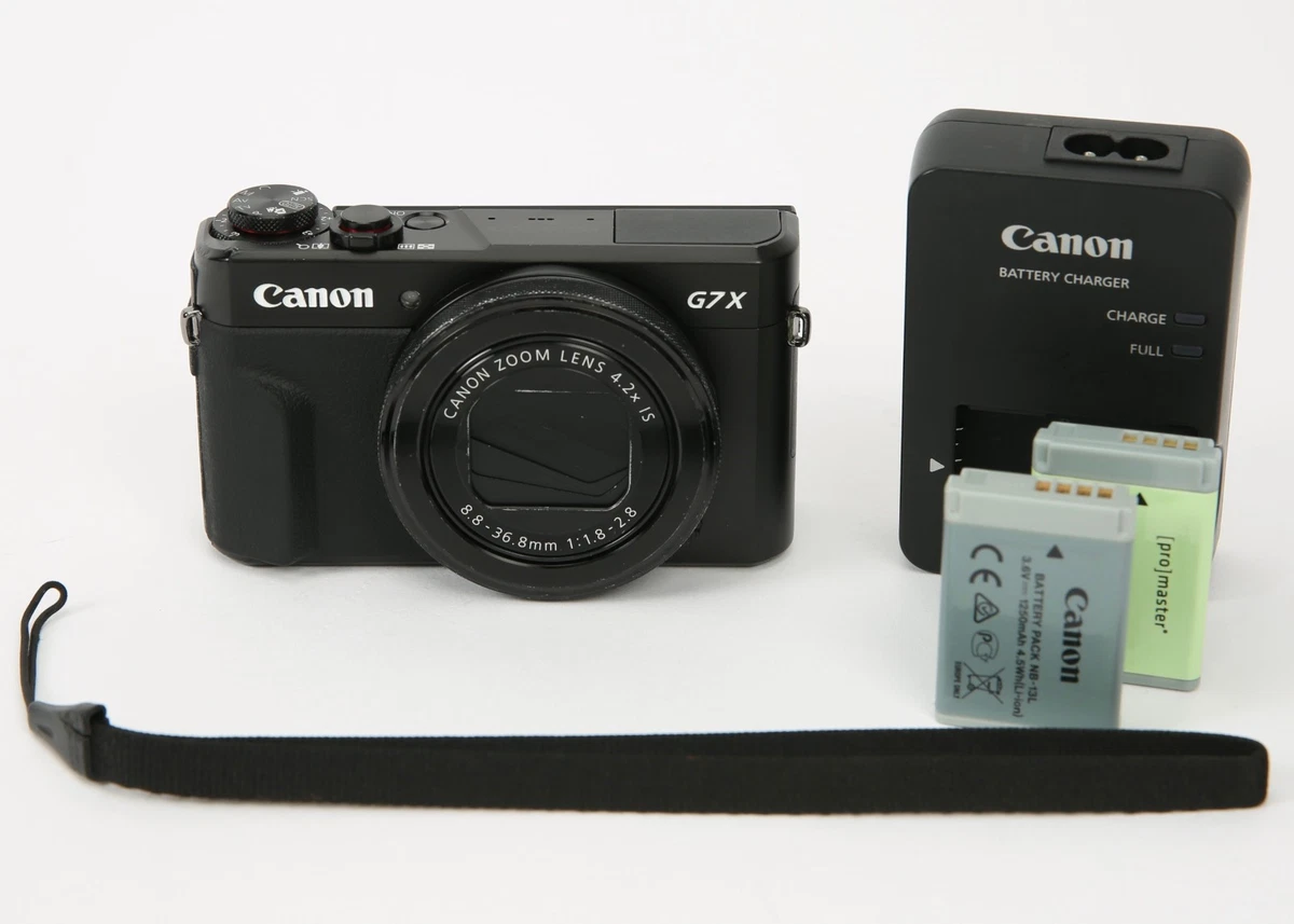 ジャンクCanon PowerShot G7 X Mark II Canon PowerShot G7 X Mark II 20.1 MP Digital Camera (Black