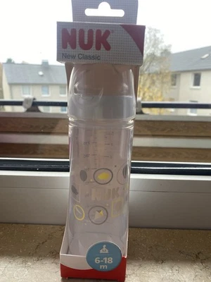 Nuk New Classic 250ml 6-18 Monate Babyflasche mit First Choice Trinksauger - Bild 1 von 2