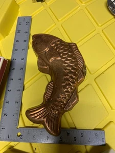 9 Zoll Kupfer Fisch Form - Wandbehang - Bild 1 von 8