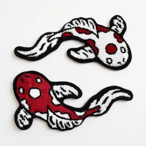 Koi Fish Rug Set of 2 (32x16) – Tufted Black Rug for Living Room, Japanese De... - Bild 1 von 9